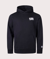 Small Arch Logo Hoodie: Black 