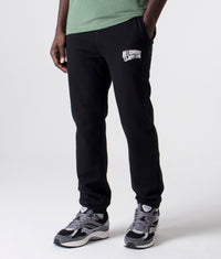 Regular Fit Small Arch Logo Joggers: Black 