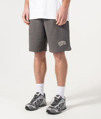 Small Arch Logo Sweat Shorts: Space Grey 