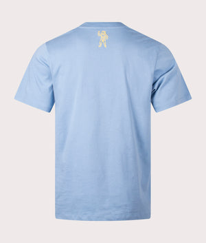 Billionaire Boys Club Small Arch Logo T-Shirt in Powder Blue, 100% Cotton, Featuring the Astronaut on the Upper Back  Back Shot EQVVS