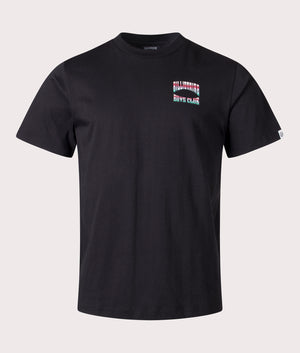 Big Catch T-Shirt in Black by Billionaires Boy Club. EQVVS Front Angle Shot.