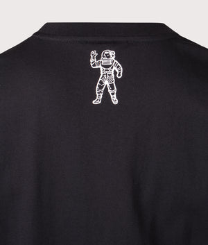 Arch Logo T-Shirt in Black. 100% Cotton | Billionaire Boys Club | Shot at EQVVS | Back detail shot 