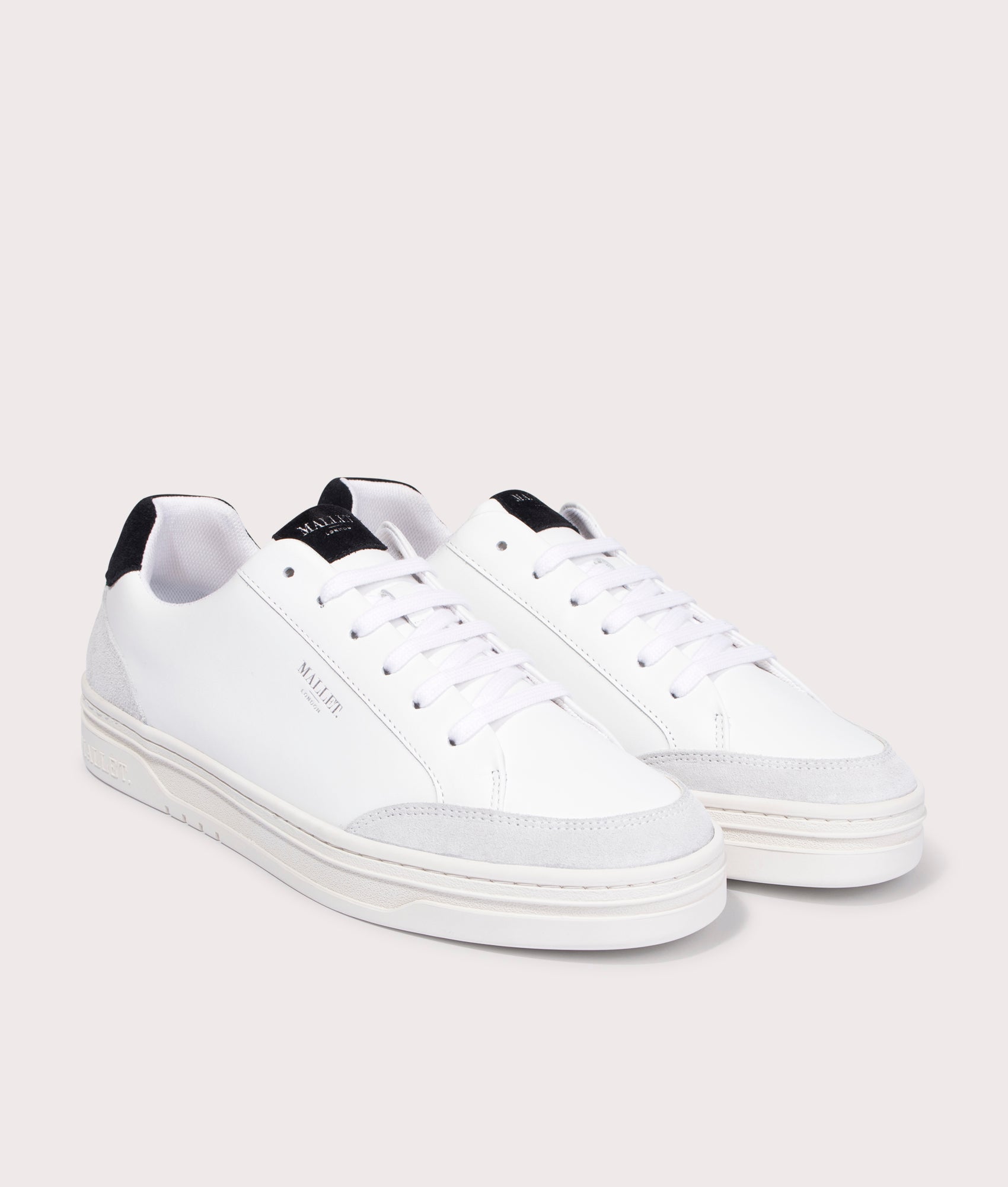 Bentham-Derby-Trainers-Off-White/Black-Mallet-EQVVS