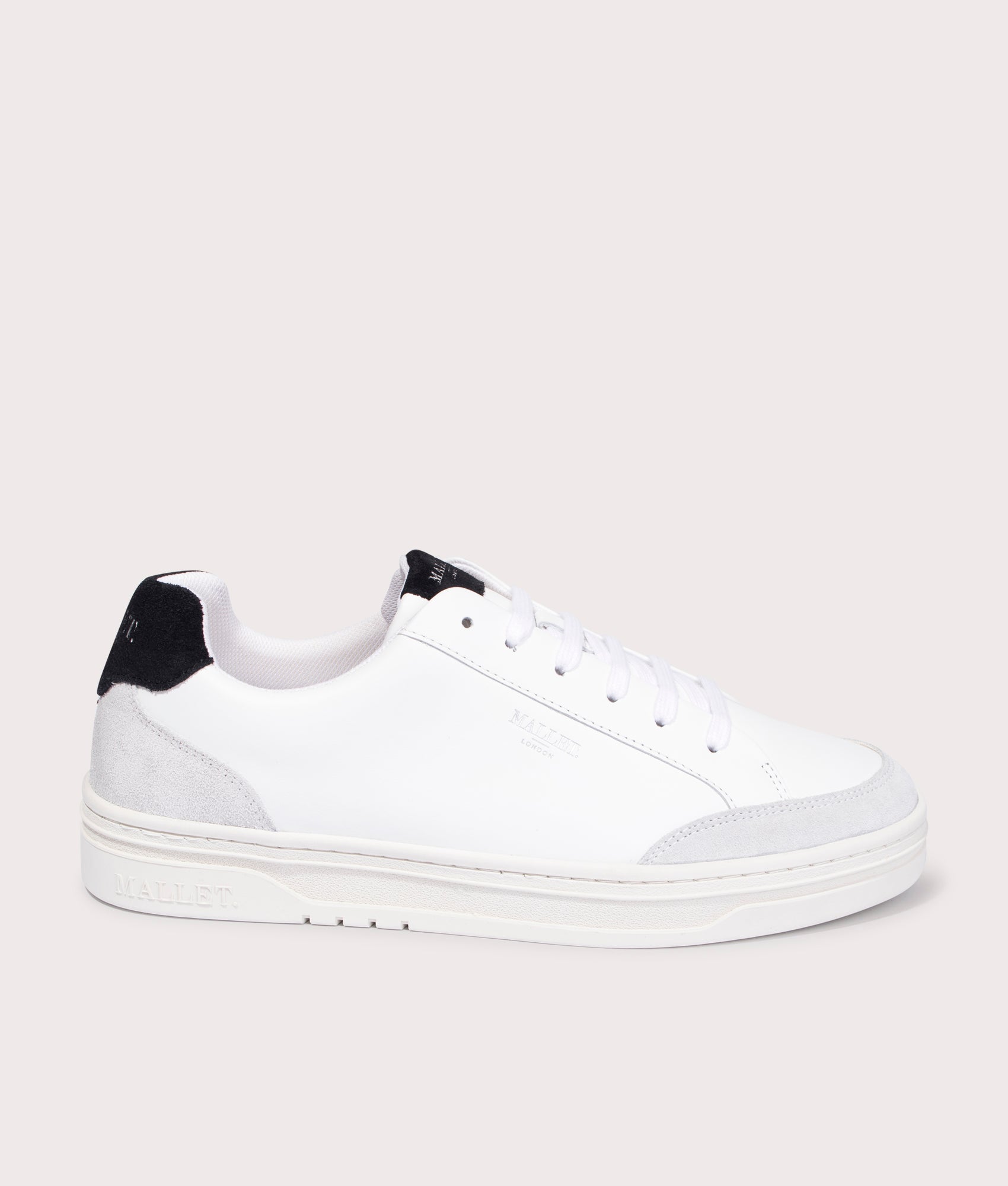 Bentham-Derby-Trainers-Off-White/Black-Mallet-EQVVS
