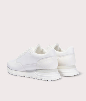 Popham-3D Fused-Mesh-Trainers-FSMWHT-White/White