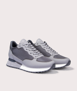 Mallet Popham Ballisatic Concrete Sneakers in Grey Angle Shot at EQVVS