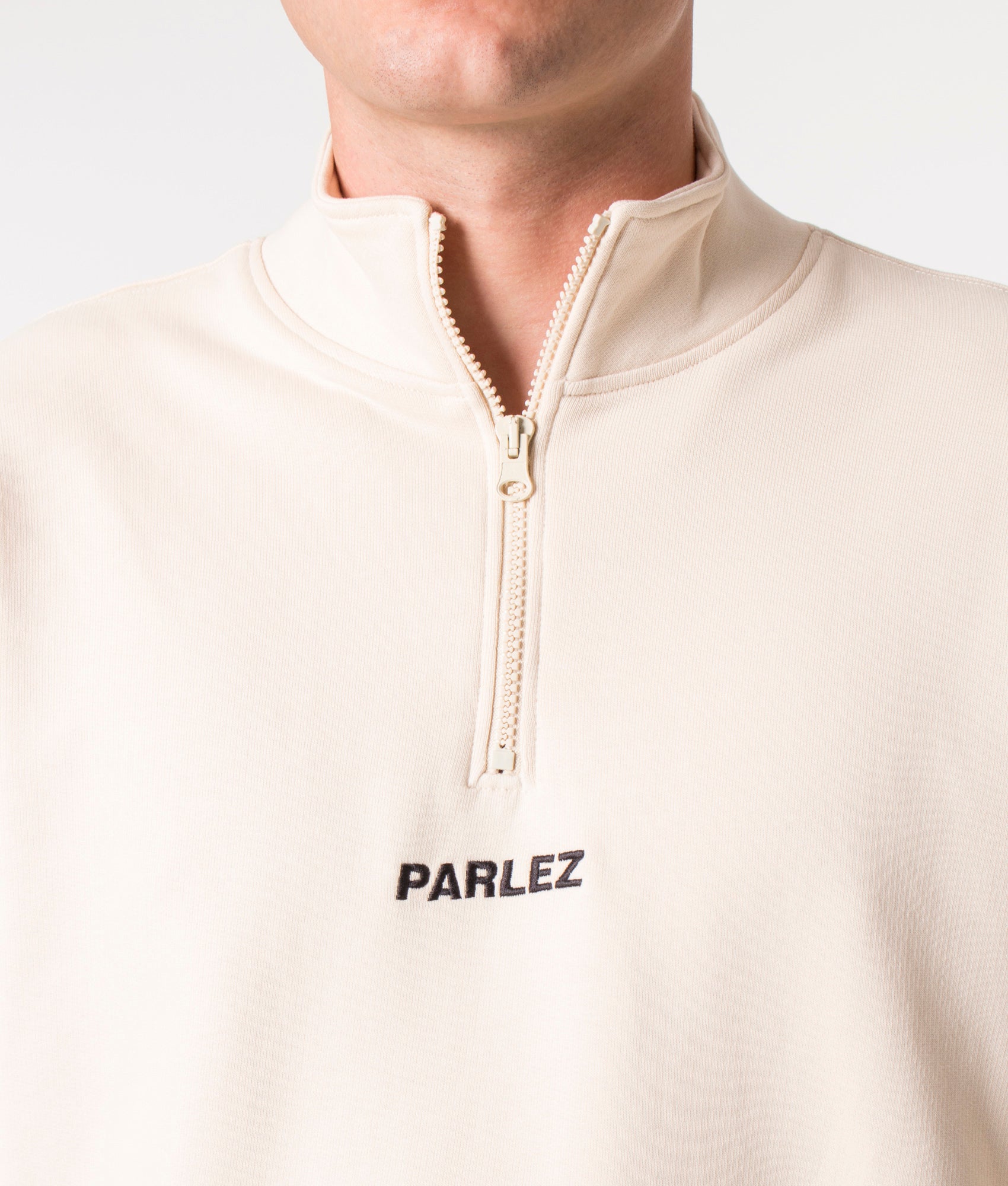 Quarter-Zip-Ladsun-Sweatshirt-Ecru-Parlez-EQVVS