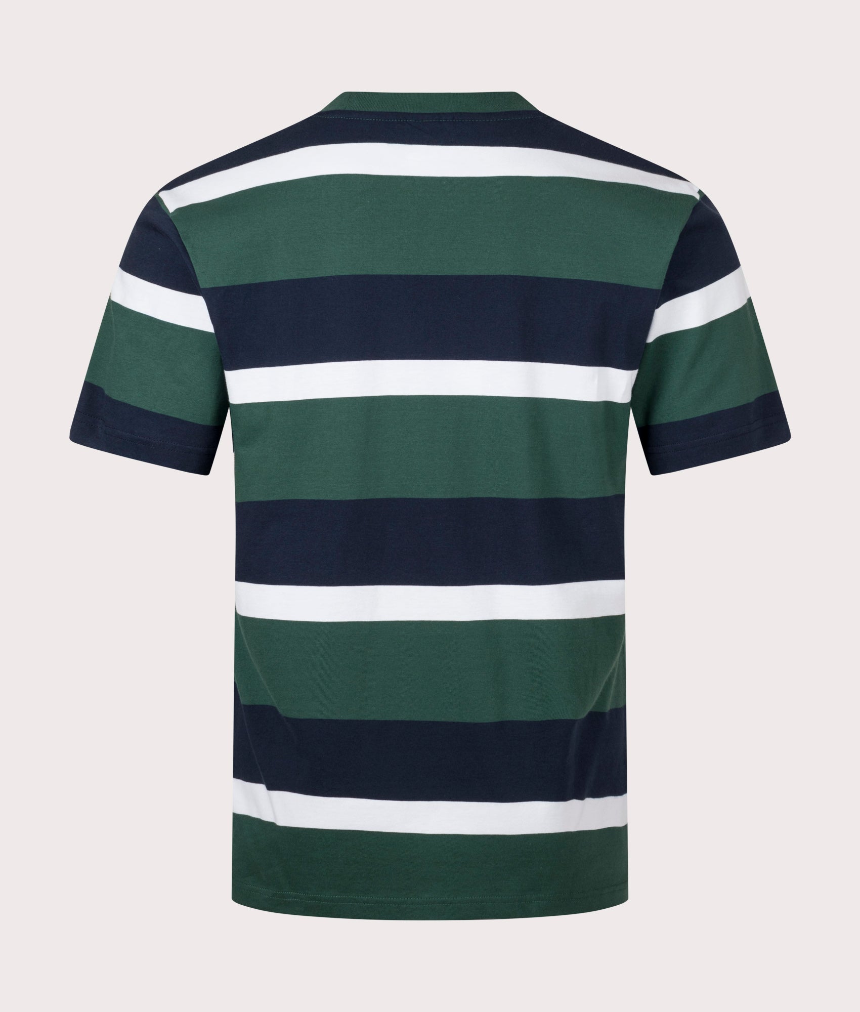 Bank-Striped-T-Shirt-Deep-Green-Parlez-EQVVS