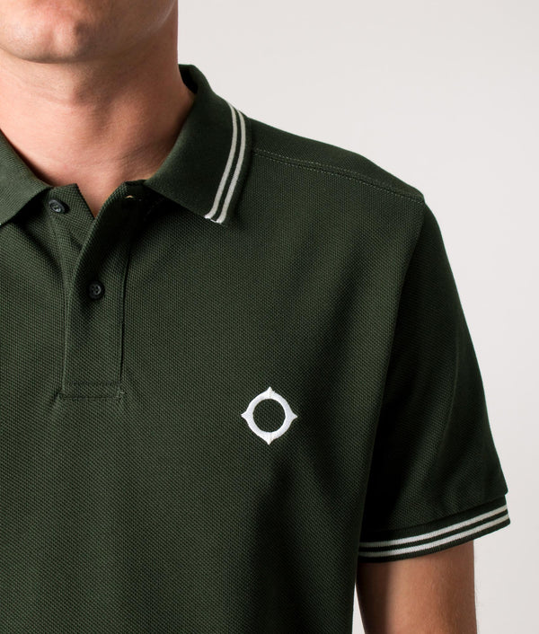 Double Tipped Polo Shirt Oil Slick | Ma.Strum | EQVVS