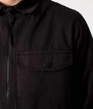 Full-Zip-Overshirt-Black-MA.Strum-EQVVS