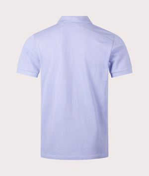 MA.Strum Pique Polo Shirt in Lavender, 100% Cotton Back Shot at EQVVS