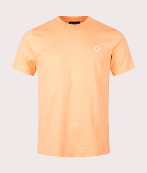 MA.Strum Icon Tee T-Shirt in Peach, 100% Cotton Front Shot EQVVS
