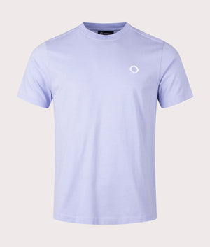 MA.Strum Icon Tee T-Shirt in Lavender Purple, 100% Cotton Front Shot at EQVVS