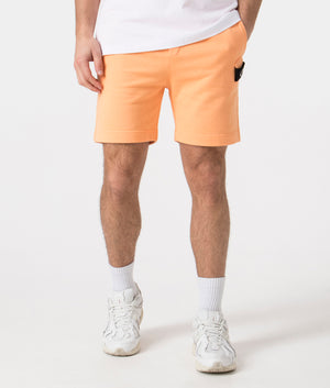 MA.Strum Core Sweat Shorts in Orange Front Shot at EQVVS