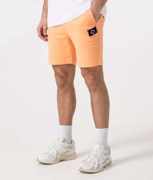 MA.Strum Core Sweat Shorts in Orange Angle Shot at EQVVS