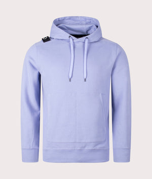 MA.Strum Core Overhead Hoodie in Lavender, 100% Cotton Front Shot at EQVVS