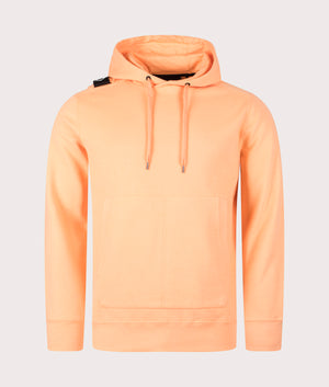 MA.Strum Core Overhead Hoodie in Peach 100% Cotton Front Shot at EQVVS