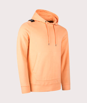 MA.Strum Core Overhead Hoodie in Peach 100% Cotton Side Shot at EQVVS