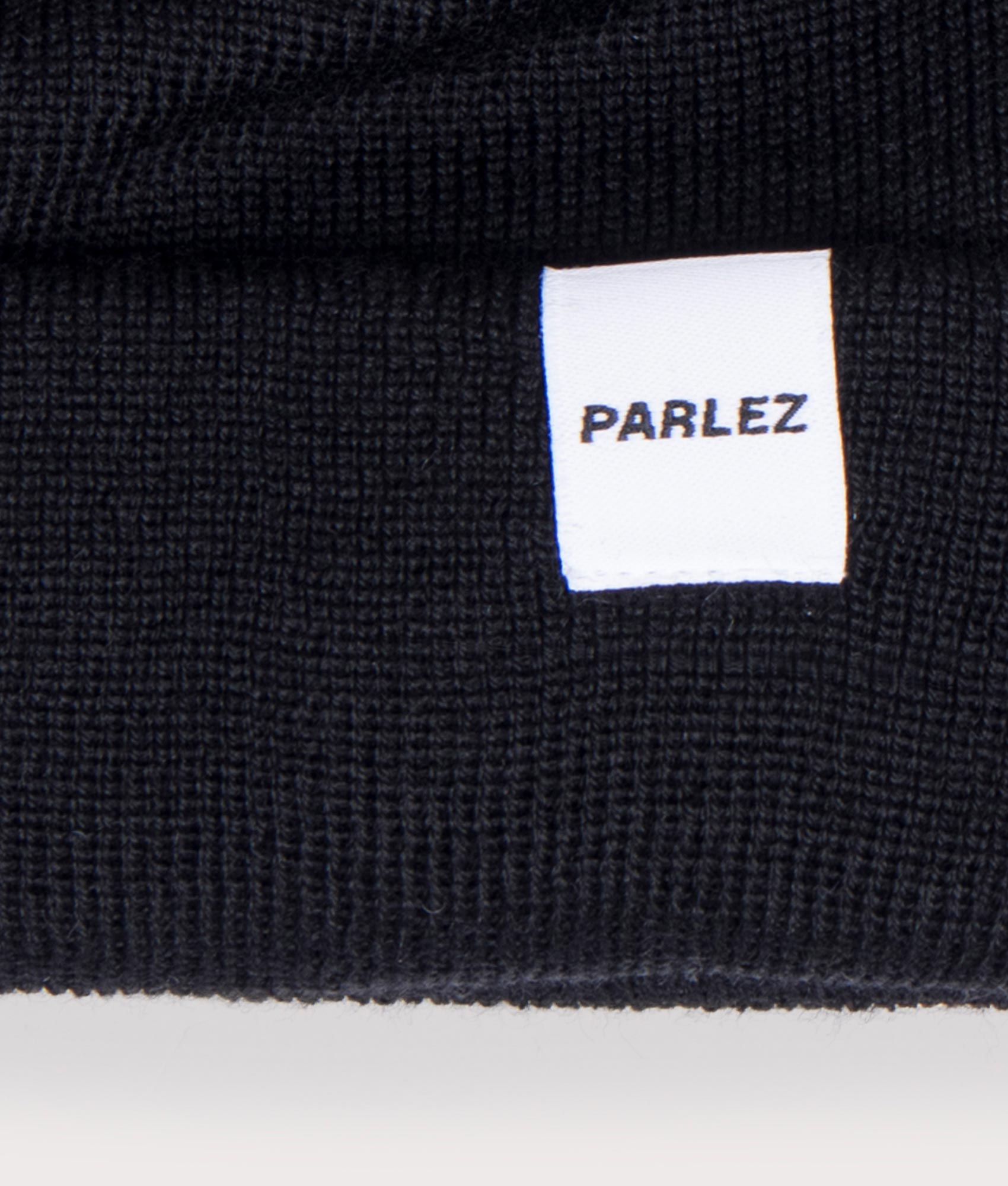 Flatholm-Beanie-Black-Parlez-EQVVS