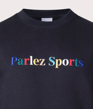 Leaf Sweatshirt Black - Parlez - EQVVS