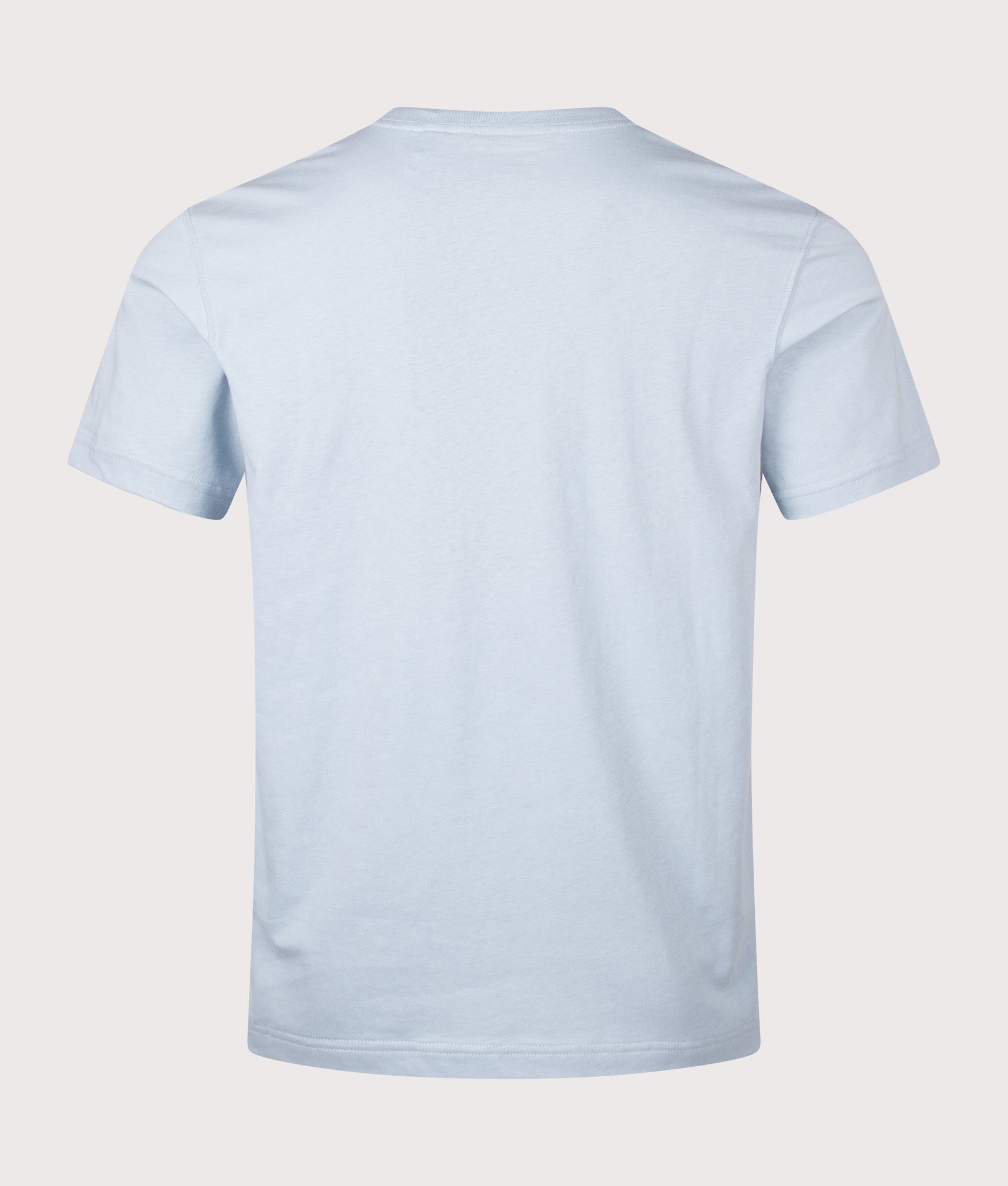 Calshot T-Shirt in Fog Blue by Henri-Lloyd. Shot by EQVVS. Back shot.