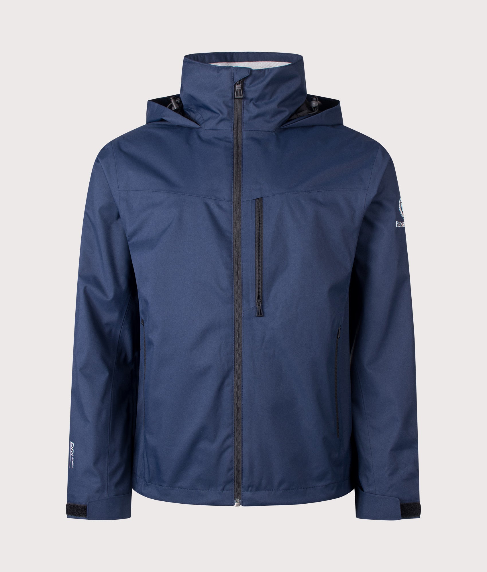Cool Breeze Jacket in Navy Blue by Henri-Lloyd. Shot by EQVVS. Front shot.