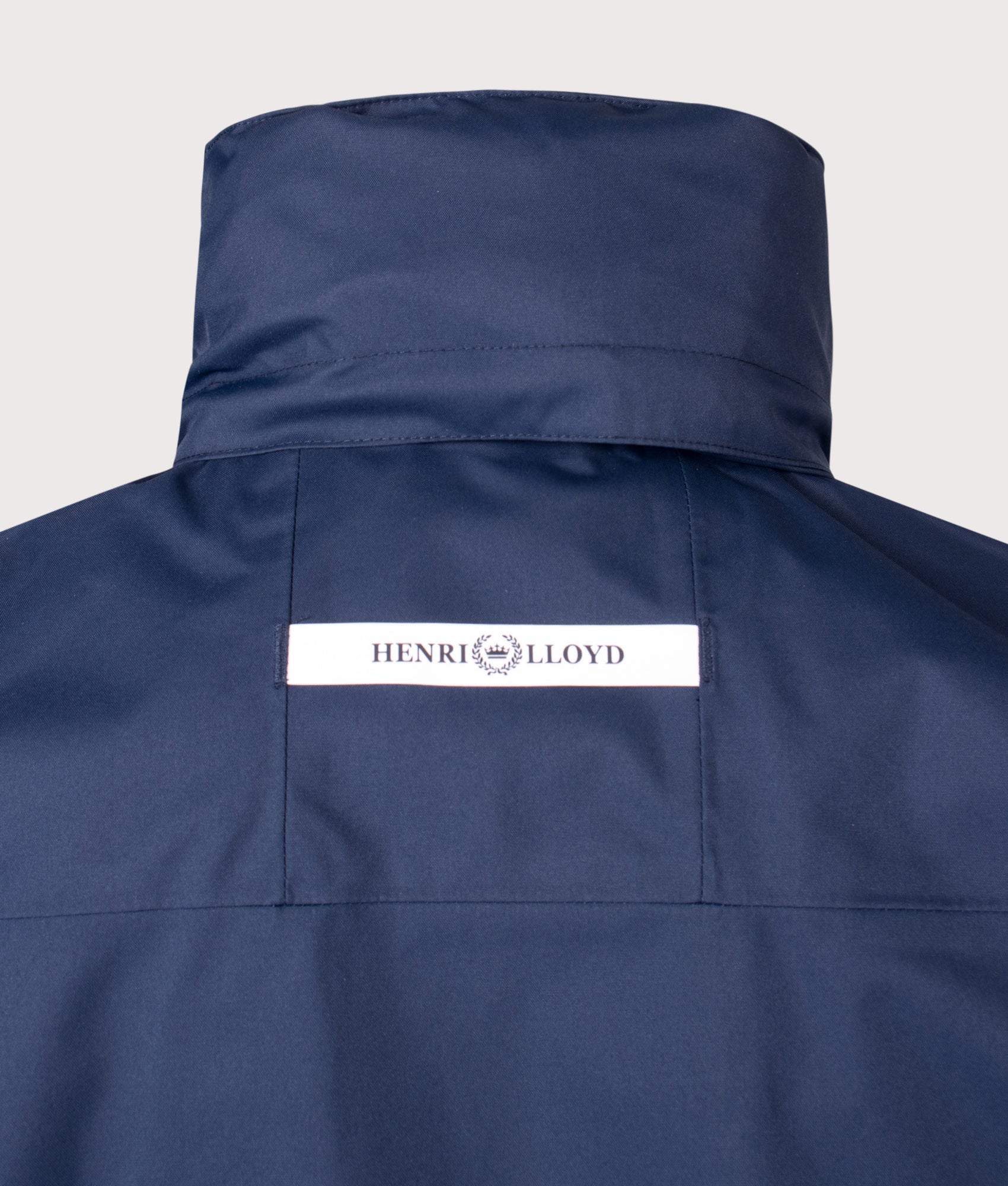 Cool Breeze Jacket in Navy Blue by Henri-Lloyd. Shot by EQVVS. Back detail shot.