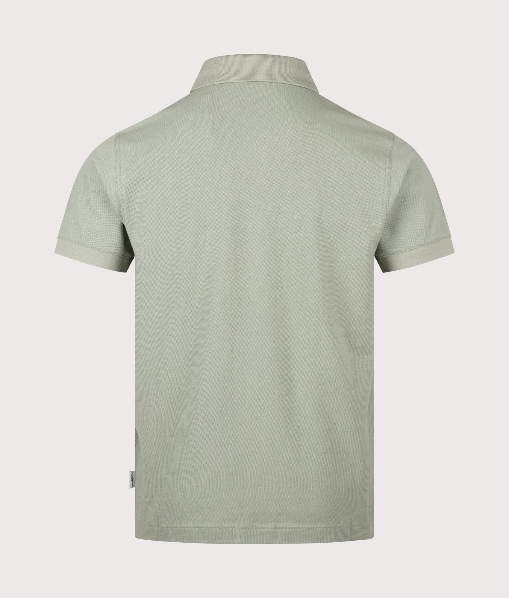 Henri-Lloyd Falmouth Polo Shirt in Pale Jade at EQVVS Menswear. Back shot.