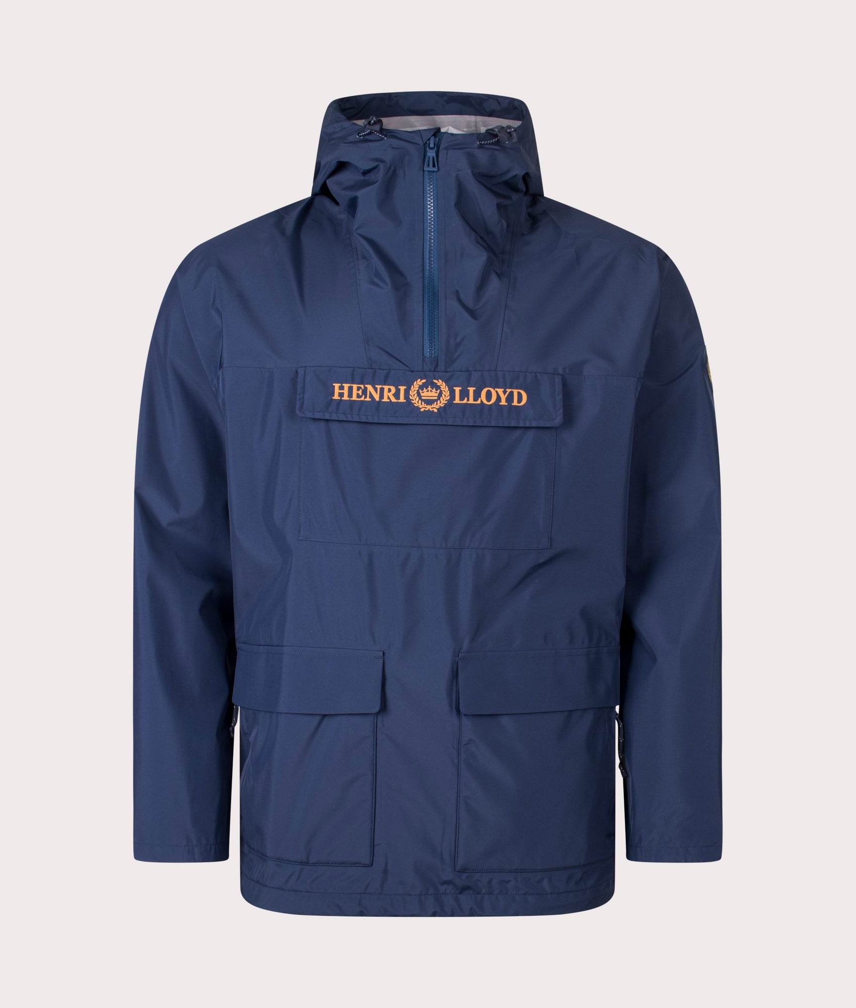 Viking Smock Coat in Navy Blue | 100% Recycled Polyester | Henri Lloyd | EQVVS | Front shot 