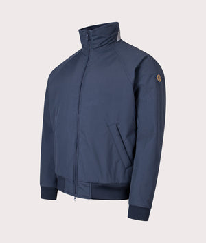 Jib Jacket in Navy | Recycled Nylon | Henri Lloyd | EQVVS | Front angle shot 