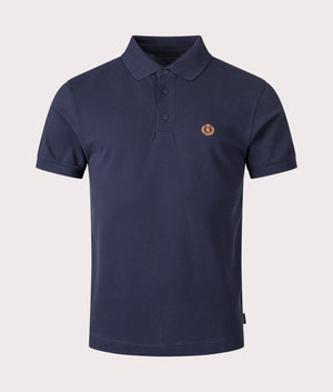 Falmouth Polo Shirt in Navy Blue | 100% Cotton | Henri Lloyd | EQVVS | Front shot 