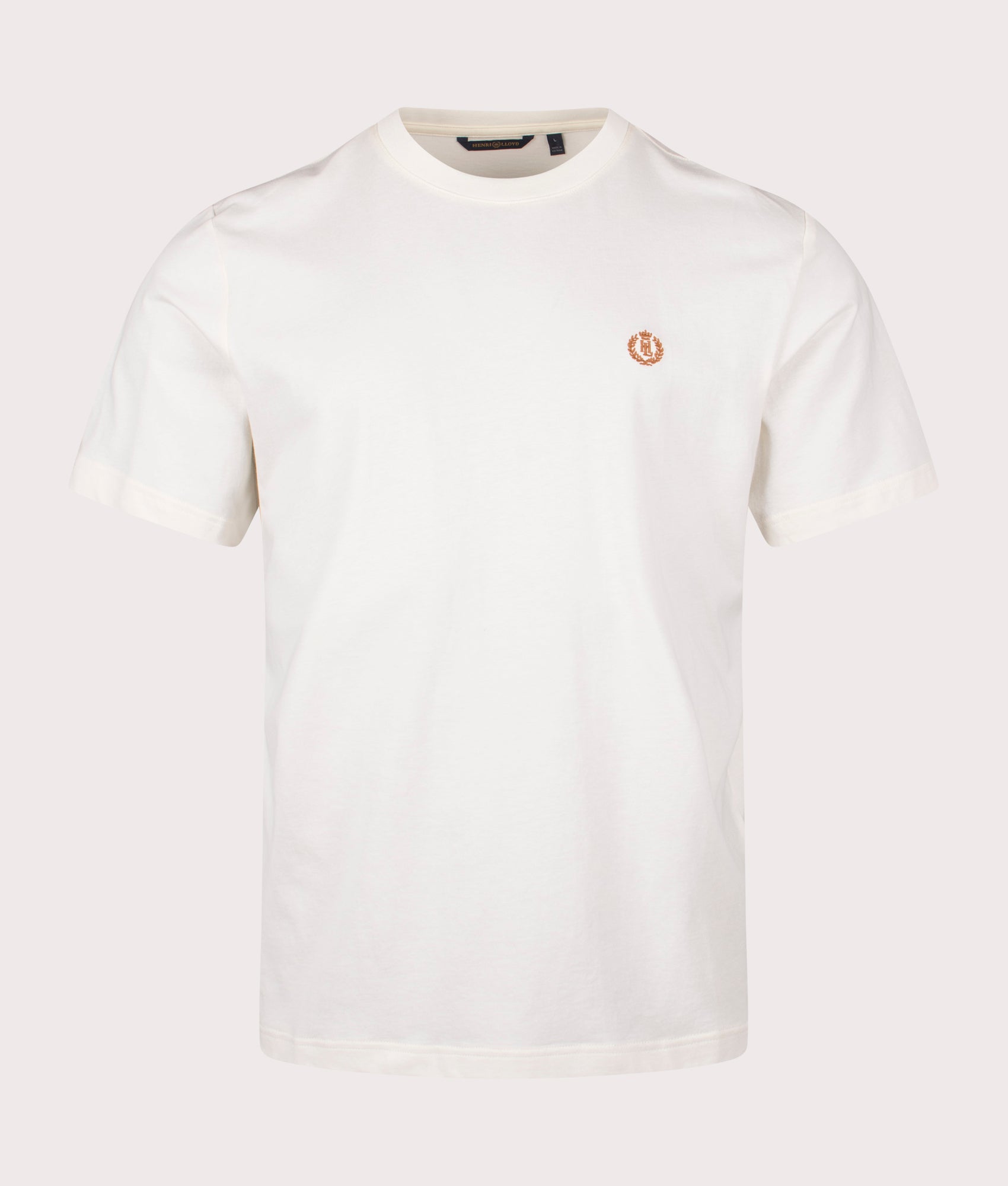 Henri Lloyd Cowes T-Shirt in Off White at EQVVS. Front Shot.
