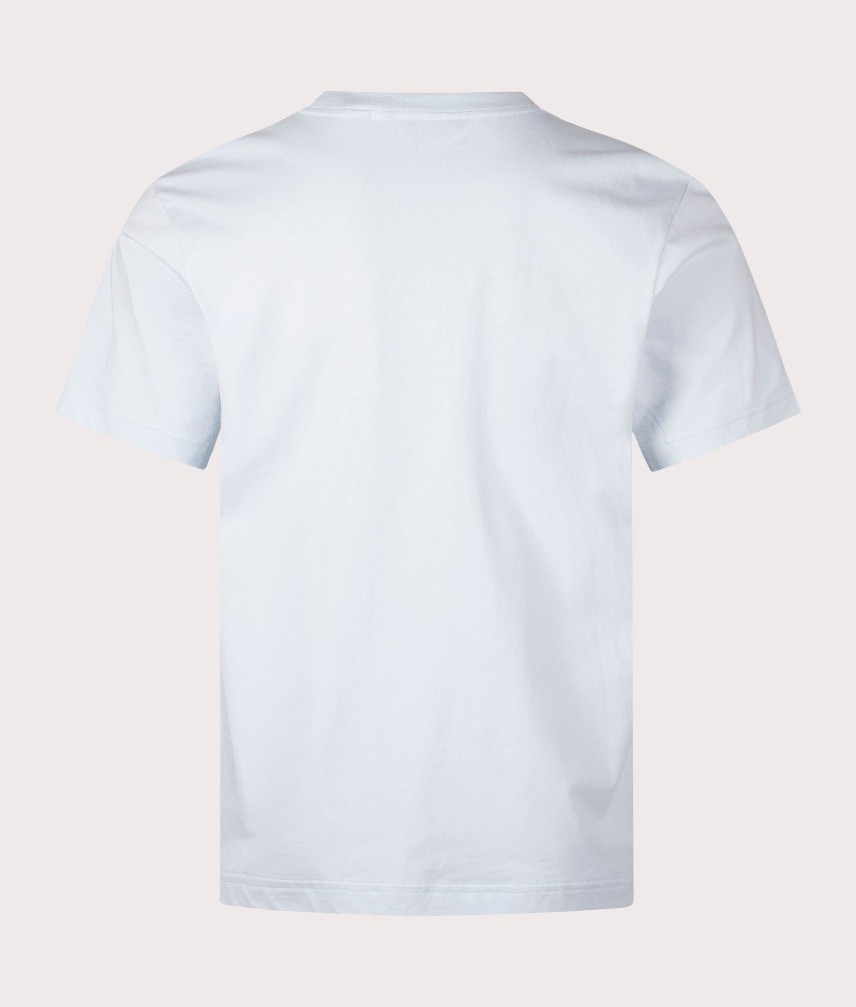 Henry Lloyd Cowes T-Shirt in Sky Blue at EQVVS. Back Shot.