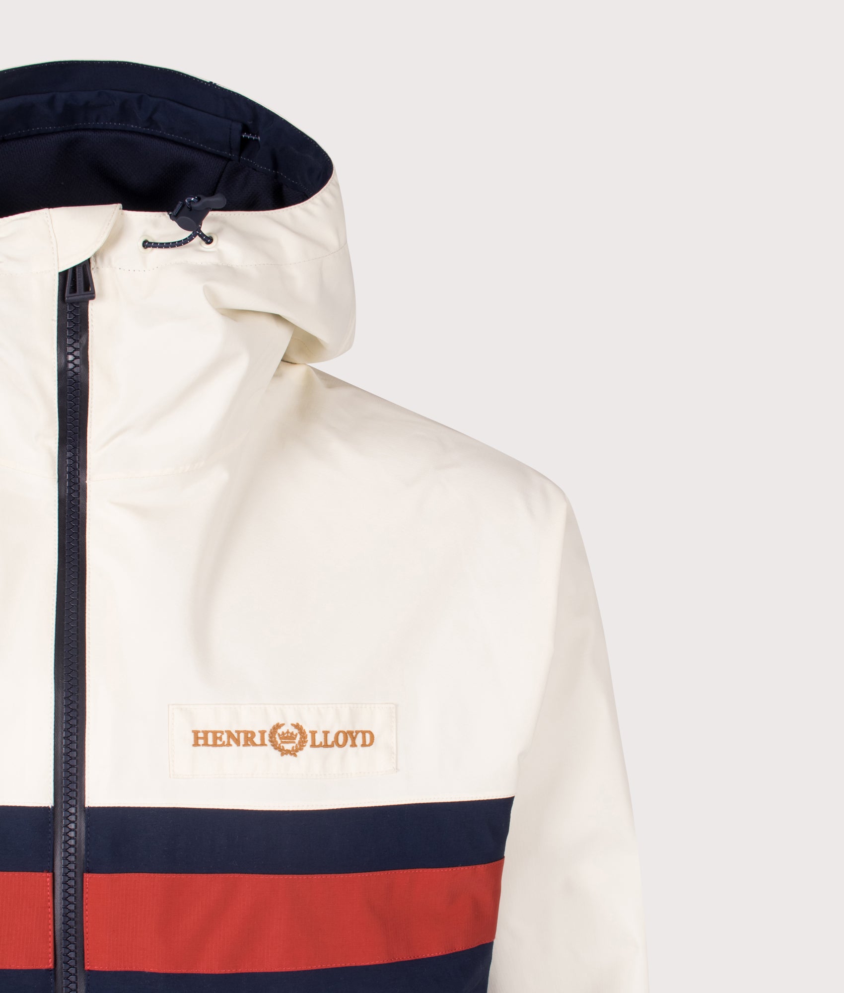 Henry Lloyd, Foremost Shell Jacket, Navy Blue, Eqvvs Menswear, detailed shot angle