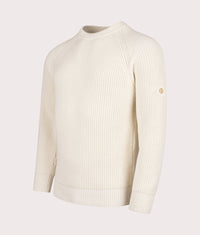 Golant Ribbed Crew Knit: 013 Ecru 