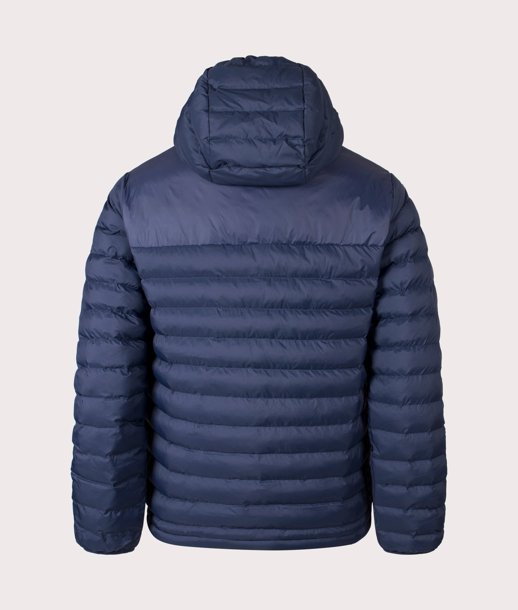 Bergen Hooded Jacket in Navy Blue | Recycled Fabric | Henri Lloyd | EQVVS | Back shot 