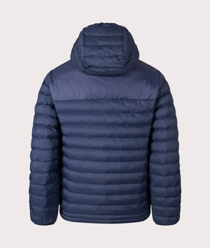 Bergen Hooded Jacket in Navy Blue | Recycled Fabric | Henri Lloyd | EQVVS | Back shot 