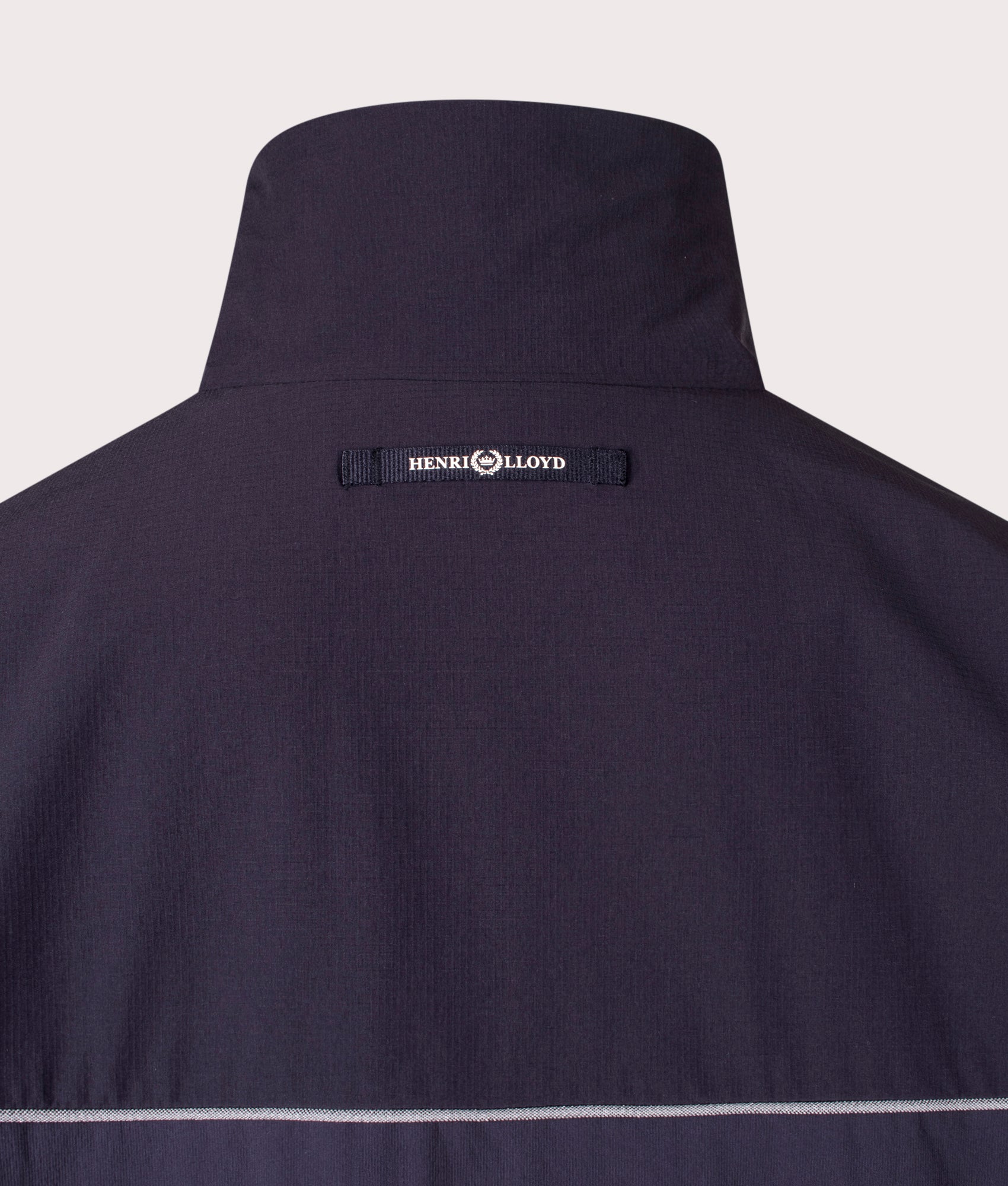 Gennaker Quarter Zip Sweatshirt in Dark Navy | Recycled Nylon Blend | Henri Lloyd | EQVVS | Back detail shot 