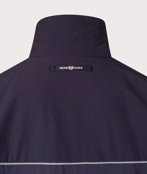 Gennaker Quarter Zip Sweatshirt in Dark Navy | Recycled Nylon Blend | Henri Lloyd | EQVVS | Back detail shot 