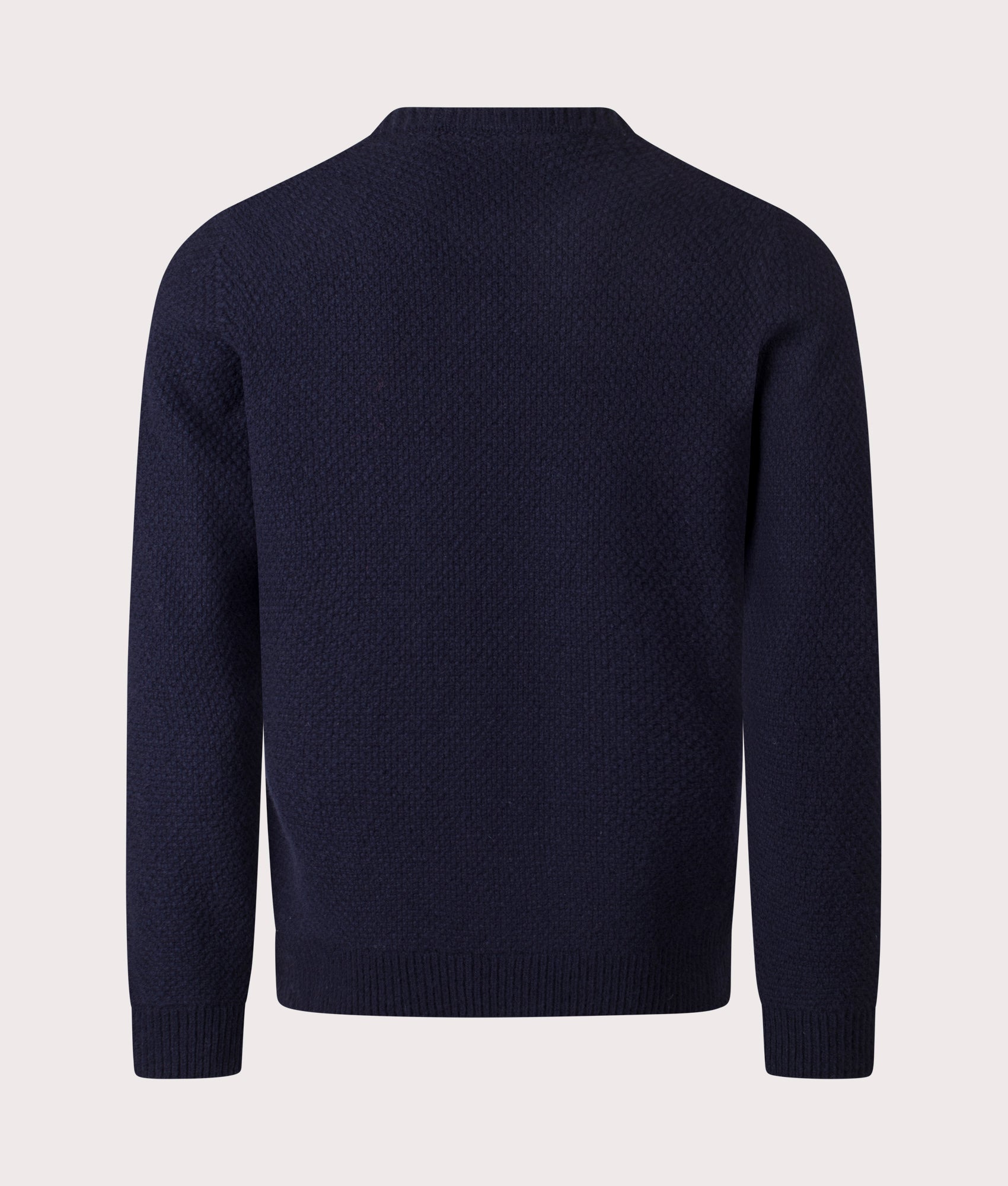 Abersoch Cable Knit Jumper in Dark Navy | Wool Blend | Henri Lloyd | EQVVS | Back shot