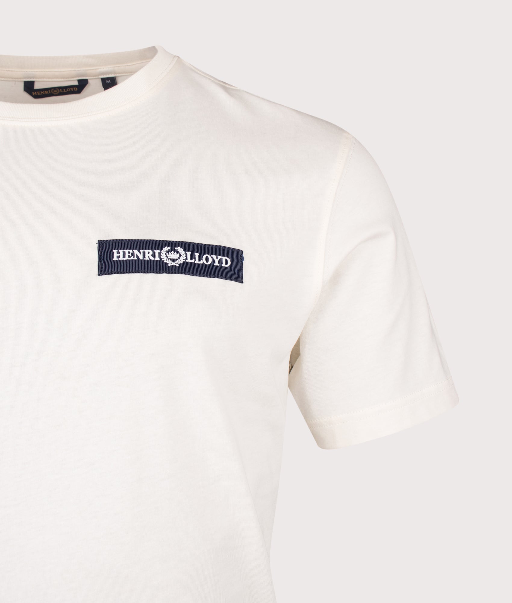 Calshot T-Shirt in Off White by Henri-Lloyd. Shot by EQVVS. Detail shot.