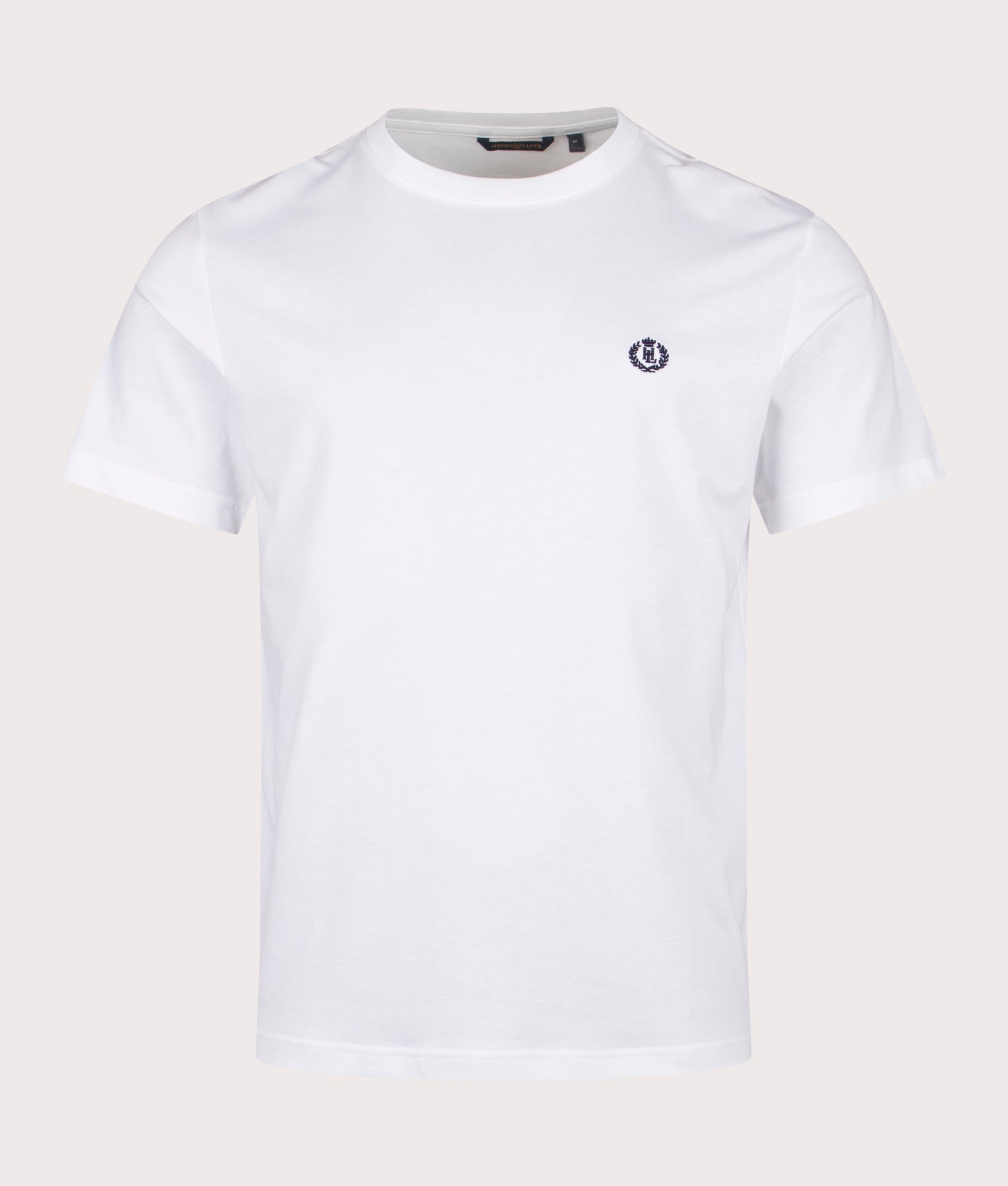 Cowes T-Shirt in White | 100% Cotton | Henri Lloyd | EQVVS | Front shot 