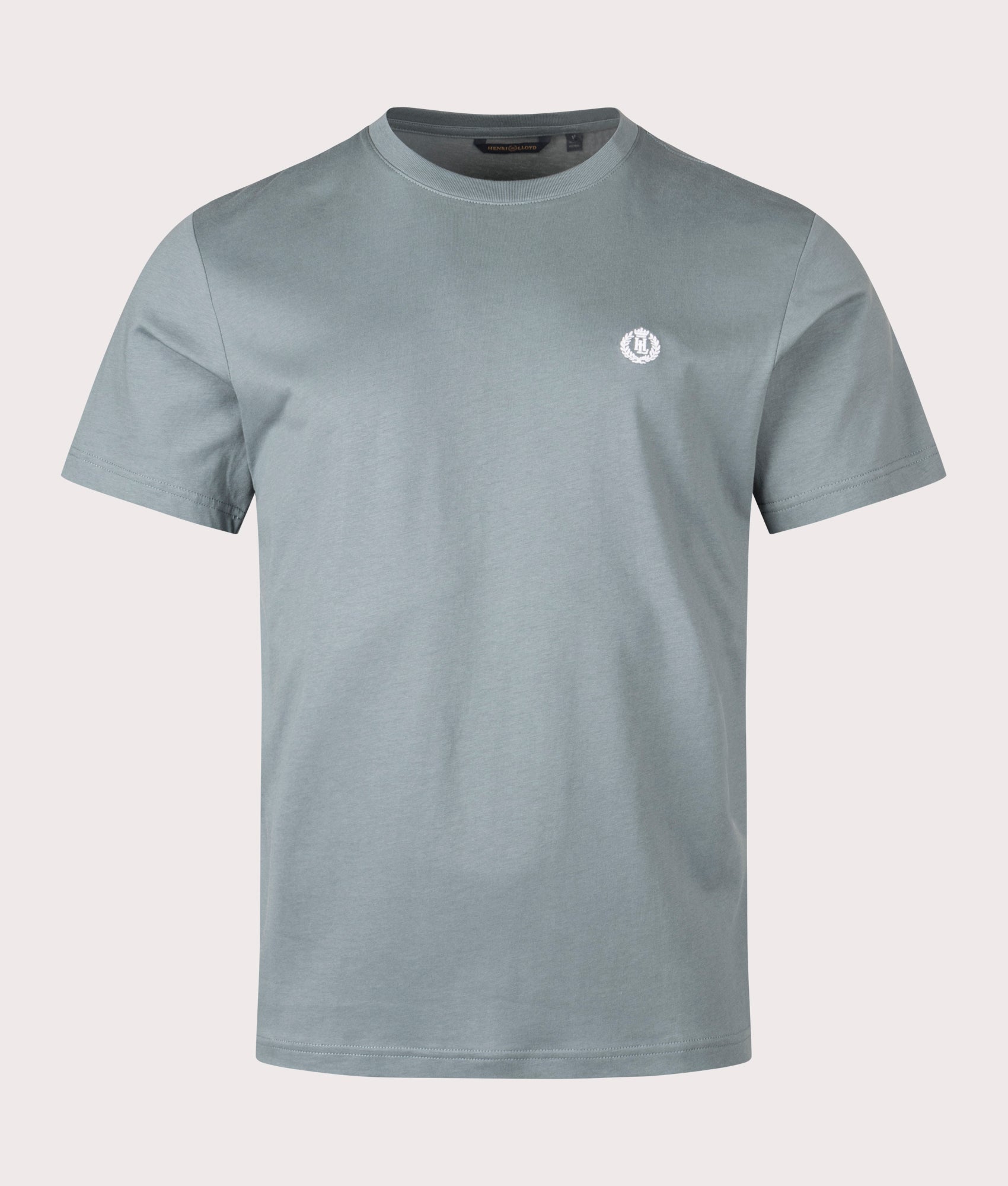 Cowes T-Shirt in Sea Spray Blue | 100% Cotton | Henri Lloyd | EQVVS | Front shot 