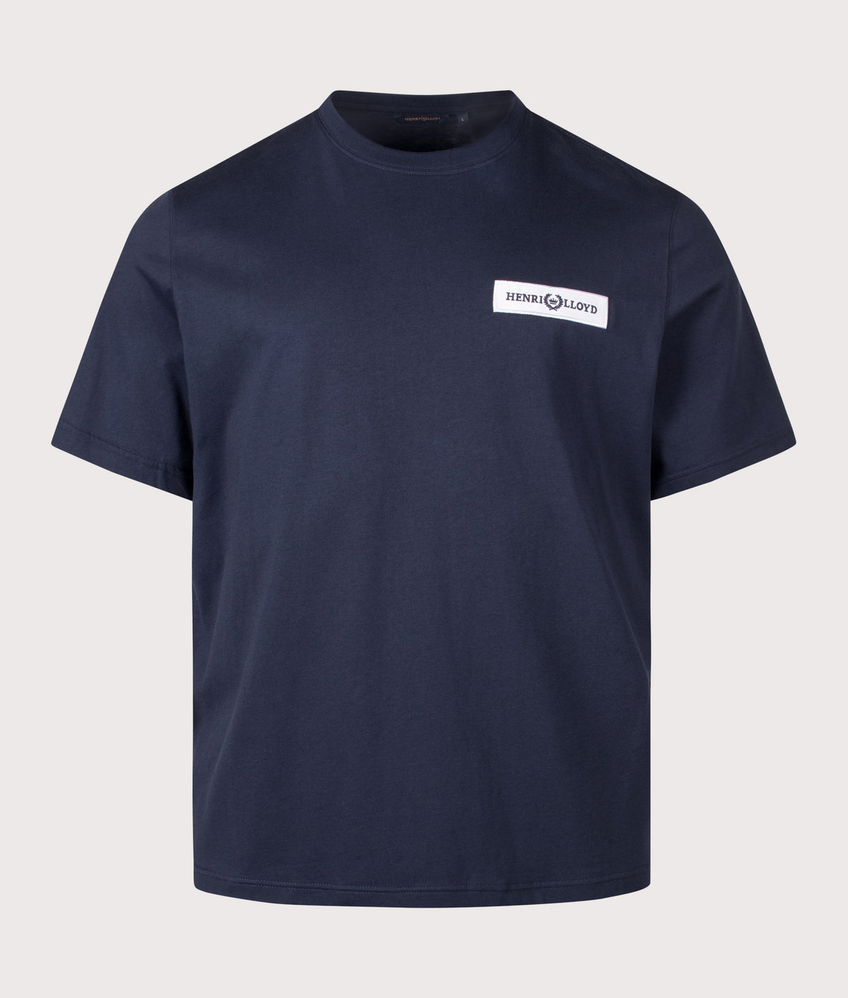 Henri-Lloyd Regular Fit Calshot T-Shirt in Navy Blue at EQVVS Menswear. Front shot.