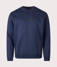 Lytham Crew Neck Sweatshirt: 602 Navy Blue 