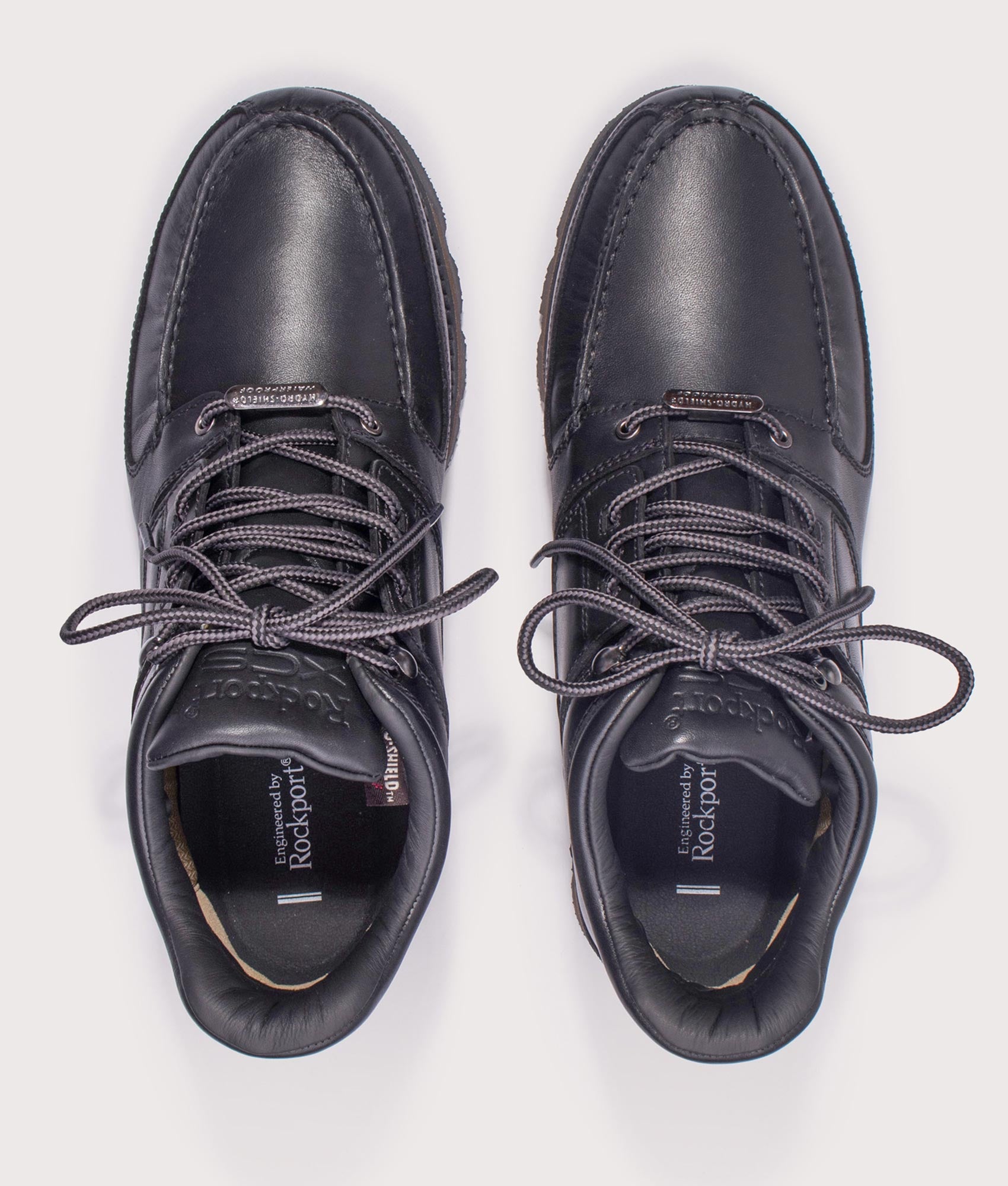 Umbwe Hiker Boots in Black | Rockport | EQVVS | Top shot 