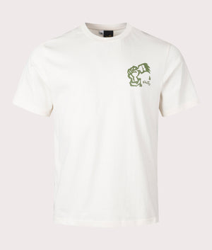 Relaxed-Fit-Solidarity-T-Shirt-Natural-Stan-Ray-EQVVS-Front-Image