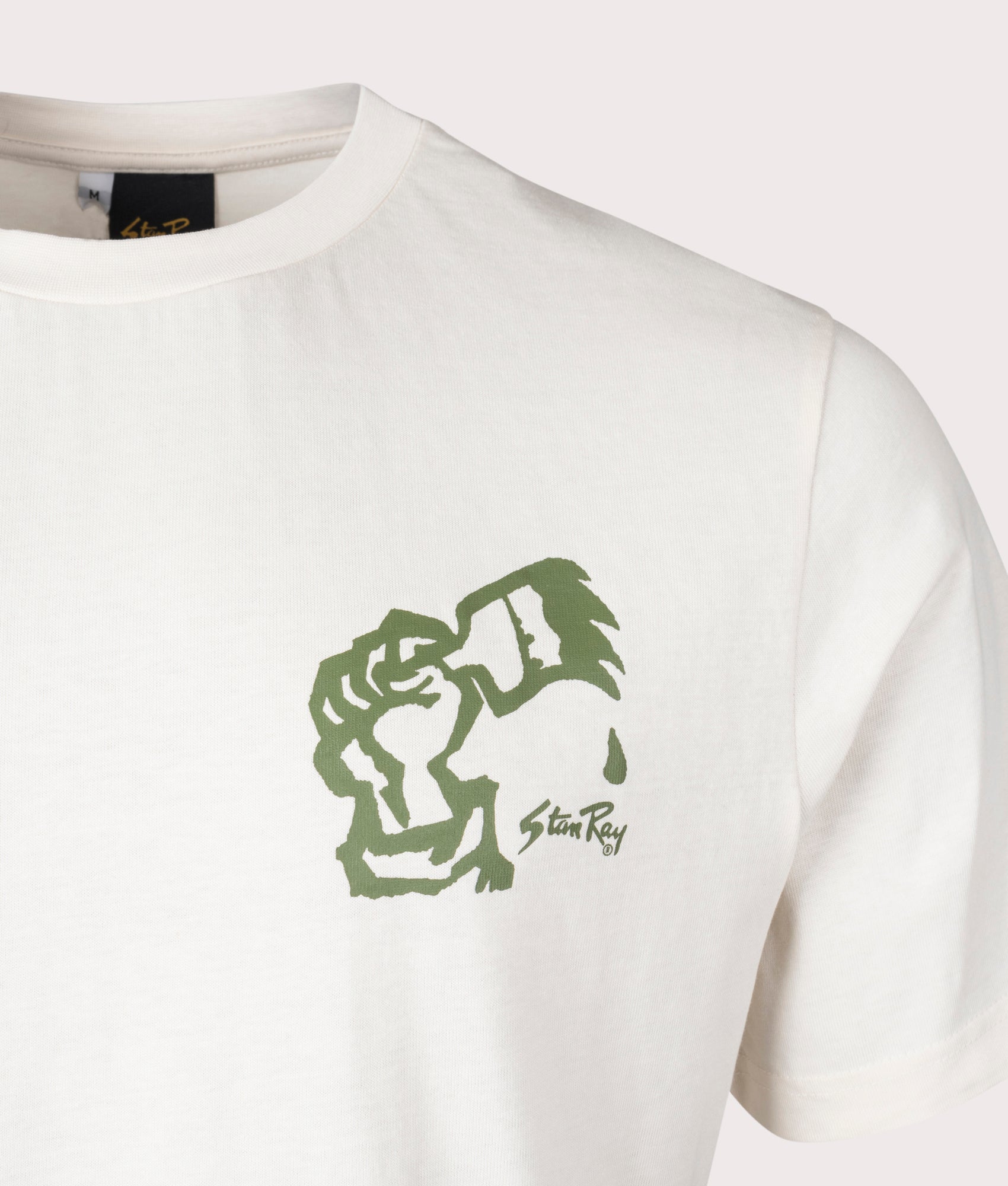 Relaxed-Fit-Solidarity-T-Shirt-Natural-Stan-Ray-EQVVS-Detail-Image