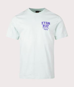 Little Man T-Shirt in Opal by Stan Ray. EQVVS Front Angle Shot.