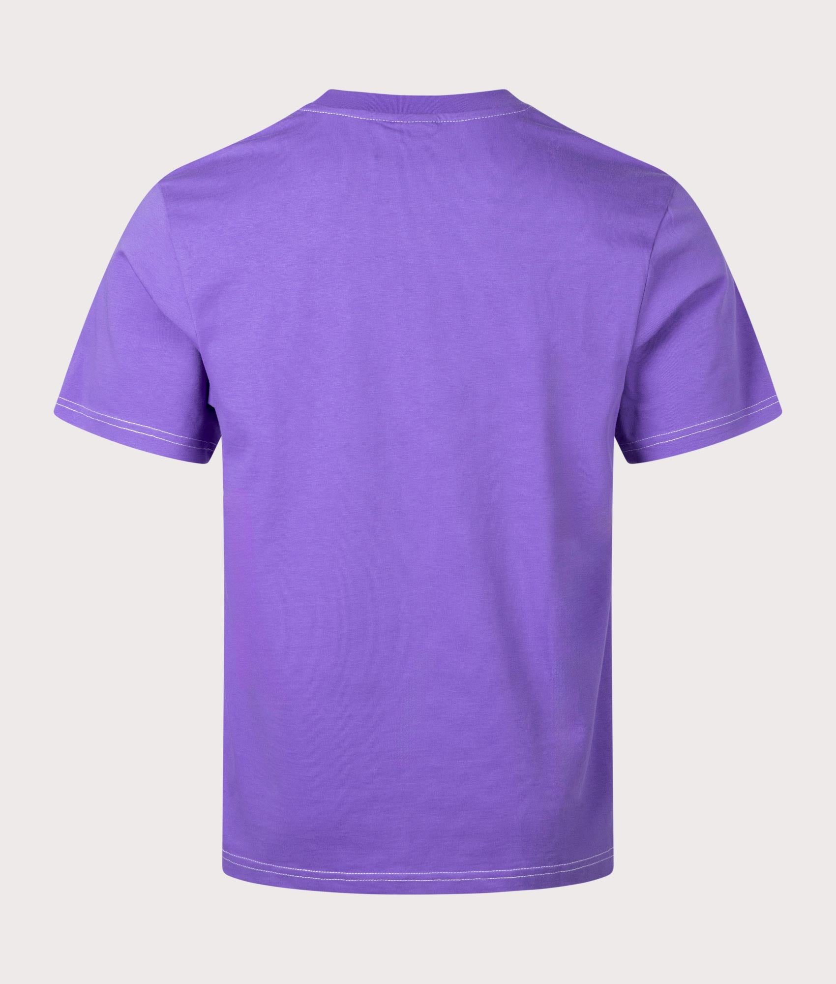 Ray-Bow Pocket T-Shirt in Blue Iris by Stan Ray. EQVVS Back Angle Shot.